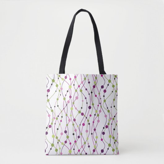 Mehrfarbiger Punkthintergrund Tasche (Vorderseite)
