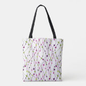 Mehrfarbiger Punkthintergrund Tasche (Rückseite)