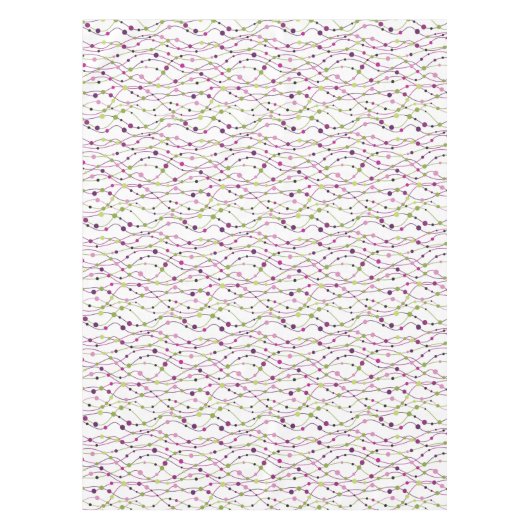 Mehrfarbiger Punkthintergrund Tischdecke (Vorderseite)