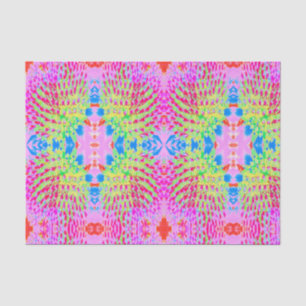 Mehrfarbiger Regenbogen-Abstrakt-Kegel-Blume Seidenpapier