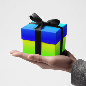 Mehrfarbiger Regenbogen-Ombre Geschenkpapier