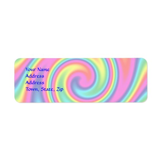 mehrfarbiger Regenbogenwirl (Vorne)