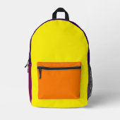 Mehrfarbiger Rucksack im Retro-Stil (Vorderseite)