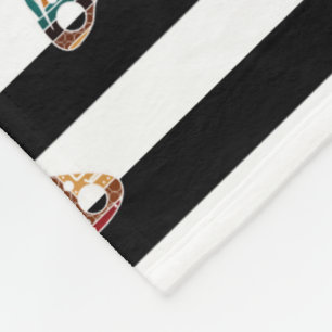 mehrfarbiger Schmetterling Fleecedecke