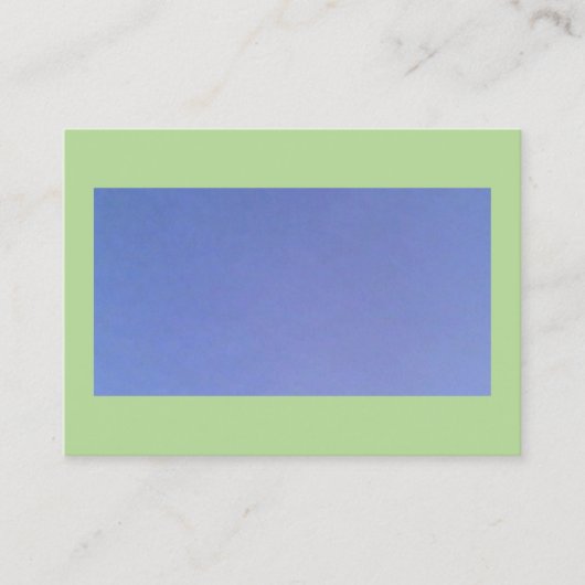 Mehrfarbiger Solid Sky Blue Visitenkarte (Vorderseite)
