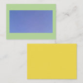 Mehrfarbiger Solid Sky Blue Visitenkarte (Vorne/Hinten)