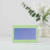 Mehrfarbiger Solid Sky Blue Visitenkarte (Stehend Vorderseite)