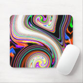 Mehrfarbiger Spark Swirl 3 Mousepad (Mit Mouse)