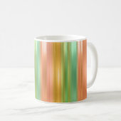 Mehrfarbiger Streifen Kaffeetasse (VorderseiteRechts)