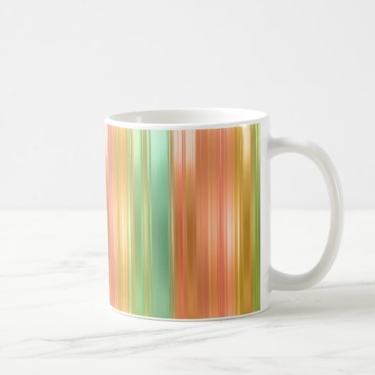Mehrfarbiger Streifen Kaffeetasse (Rechts)