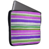 Mehrfarbiger Streifenschlauch Laptopschutzhülle (Vorne Rechts)