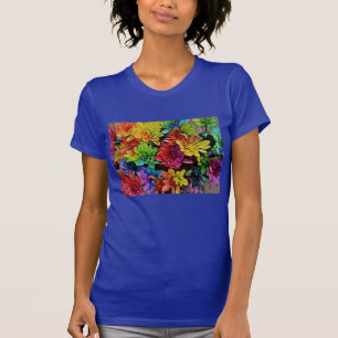 mehrfarbiger T - Shirt (Lapis)
