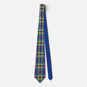 Mehrfarbiger Tartan Krawatte