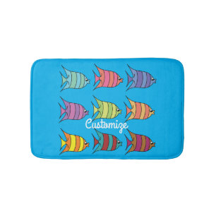 mehrfarbiger Tropischer Fisch Thunder_Cove Badematte