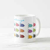 mehrfarbiger Tropischer Fisch Thunder_Cove Kaffeetasse (VorderseiteRechts)