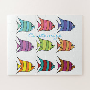 mehrfarbiger Tropischer Fisch Thunder_Cove Puzzle