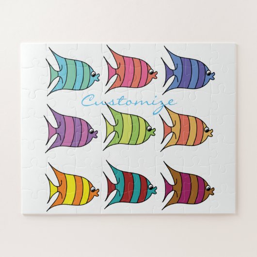 mehrfarbiger Tropischer Fisch Thunder_Cove Puzzle (Horizontal)