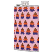 mehrfarbiger Weihnachtsbaum - Flasche Flachmann (Links)