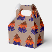 mehrfarbiger Weihnachtsbaum - Gefälligkeitsbox Geschenkschachtel (Rückseite)