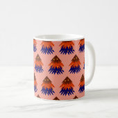 Mehrfarbiger Weihnachtsbaum - Kaffeetasse (VorderseiteRechts)