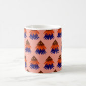 Mehrfarbiger Weihnachtsbaum - Kaffeetasse (Mittel)