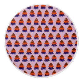 mehrfarbiger Weihnachtsbaum - Keramik Knob Keramikknauf