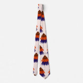 mehrfarbiger Weihnachtsbaum - Neck Tie Krawatte (Rückseite)
