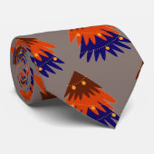 mehrfarbiger Weihnachtsbaum - Neck Tie Krawatte (Gerollt)