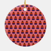 mehrfarbiger Weihnachtsbaum - Ornament (Hinten)