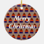 mehrfarbiger Weihnachtsbaum - Ornament (Hinten)