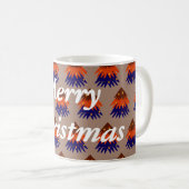 mehrfarbiger Weihnachtsbaum - Tasse des Kaffees (VorderseiteRechts)
