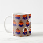 mehrfarbiger Weihnachtsbaum - Tasse des Kaffees (Links)
