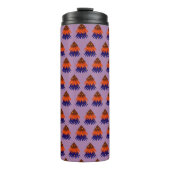 mehrfarbiger Weihnachtsbaum - Thermal Tumbler Thermosbecher (Vorderseite)