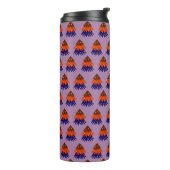 mehrfarbiger Weihnachtsbaum - Thermal Tumbler Thermosbecher (Nach links gedreht)