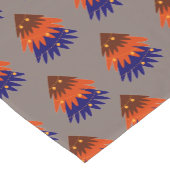 Mehrfarbiger Weihnachtsbaum - Tischläufer (Ecke)