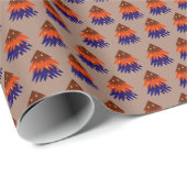 mehrfarbiger Weihnachtsbaum - Wrapping Paper Geschenkpapier (Rolleneckpunkt)