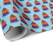 mehrfarbiger Weihnachtsbaum - Wrapping Paper Geschenkpapier (Rolleneckpunkt)