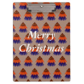 mehrfarbiger Weihnachtsbaum - Zwischenablage Klemmbrett (Vorderseite)