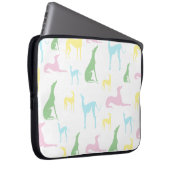 Mehrfarbiger Windhund 15 Zoll Laptop-Kasten Laptopschutzhülle (Vorne Rechts)