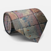mehrfarbiger Ziegelstein geprüft Krawatte (Gerollt)
