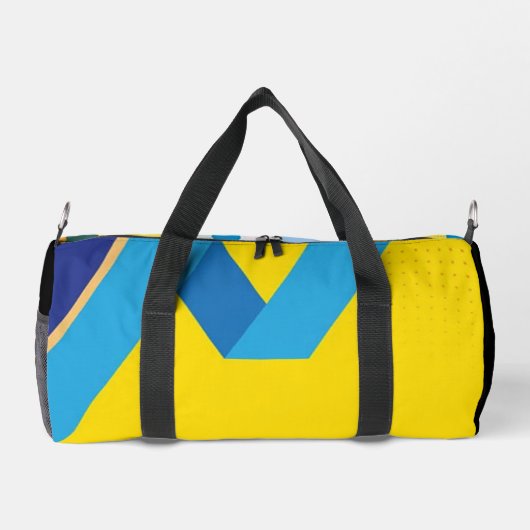 mehrfarbiger zweiseitiger Druck Duffle Bag (Rückseite)