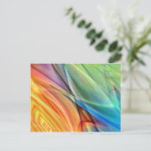 Mehrfarbiges abstrakte Nr. 52 von Tutti Postkarte (Stehend Vorderseite)