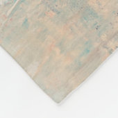 mehrfarbiges abstraktes Bild Fleecedecke (Ecke)