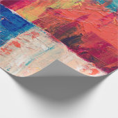 mehrfarbiges abstraktes Bild Geschenkpapier (Ecke)