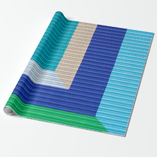 mehrfarbiges abstraktes Bild Geschenkpapier