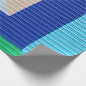 mehrfarbiges abstraktes Bild Geschenkpapier (Ecke)