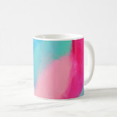 mehrfarbiges abstraktes Bild Kaffeetasse (VorderseiteRechts)