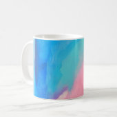 mehrfarbiges abstraktes Bild Kaffeetasse (Vorderseite Links)