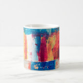 mehrfarbiges abstraktes Bild Kaffeetasse (Mittel)