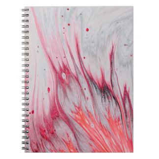 mehrfarbiges abstraktes Bild Notizblock